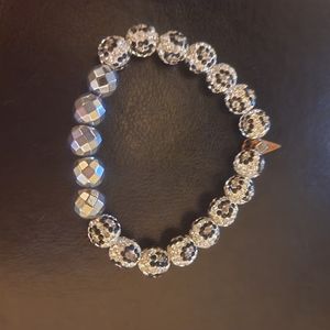 Erimish specialty black and silver cheetah print